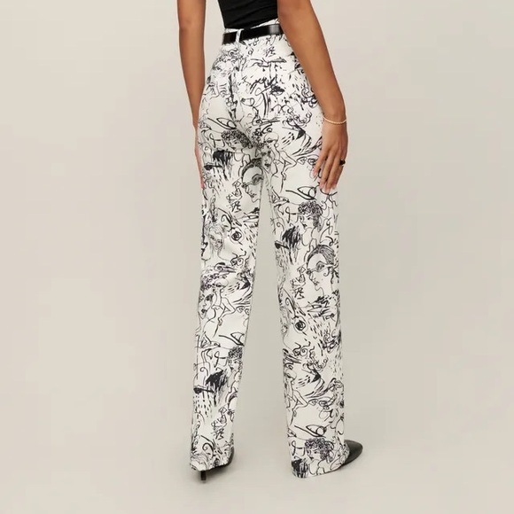 NWT Reformation Wilder High Rise Jeans in Vogue - Picture 3 of 16